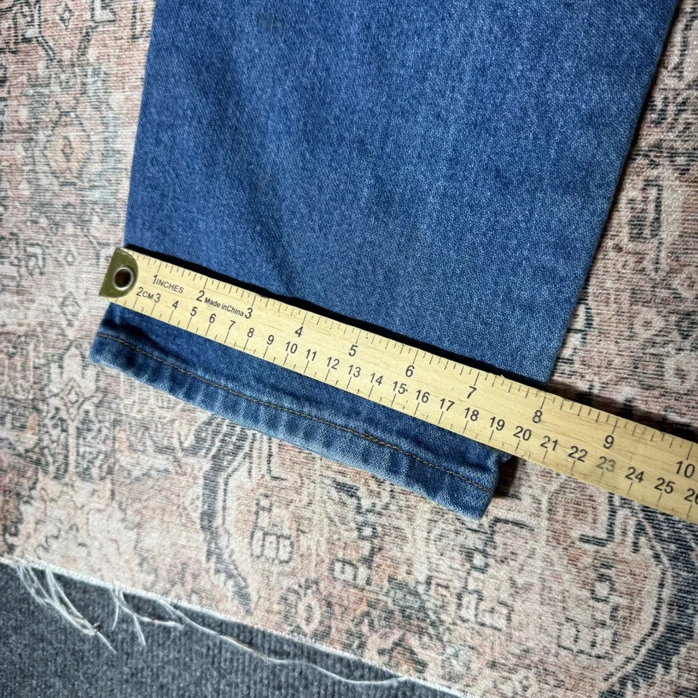 Wrangler 13MWZPW Cowboy Cut Blue Jeans Mens 30x32 Distressed Western Workwear